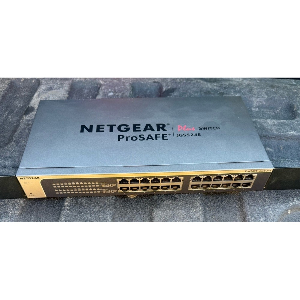 Netgear ProSAFE‎ JGS524E 24 Port Gigabit Smart Switch TESTED WORKING
